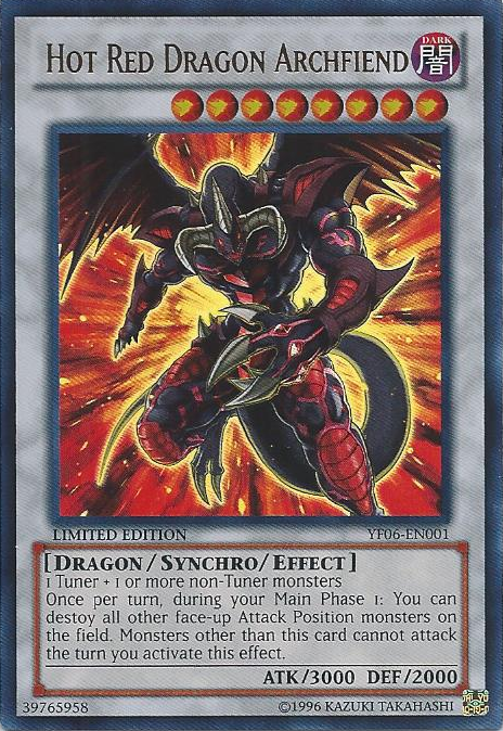 Hot Red Dragon Archfiend [YF06-EN001] Ultra Rare 