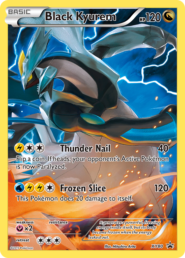 Black Kyurem (XY80) (Full Art Promo) [XY: Black Star Promos] 