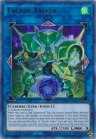 Excode Talker [EXFO-EN038] Ultra Rare 
