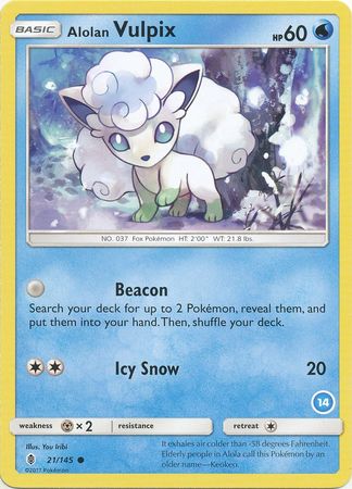 Alolan Vulpix (21/145) (Deck Exclusive