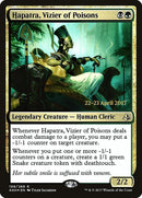 Hapatra, Vizier of Poisons [Amonkhet Prerelease Promos] 