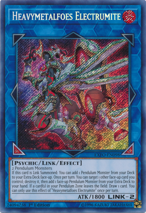 Heavymetalfoes Electrumite [EXFO-EN098] Secret Rare 
