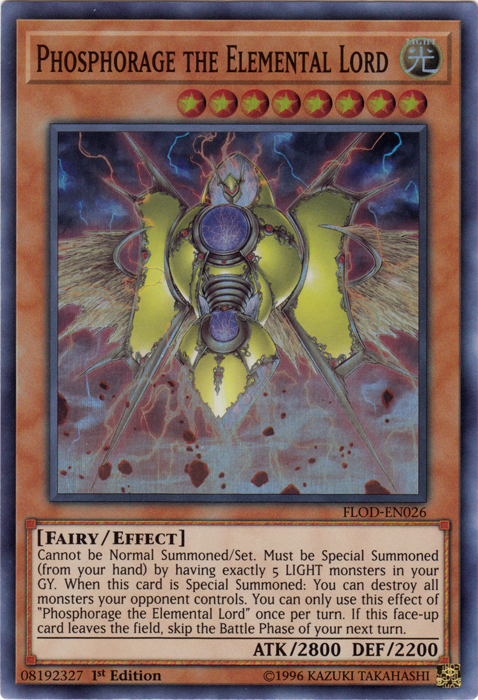 Phosphorage the Elemental Lord [FLOD-EN026] Super Rare 