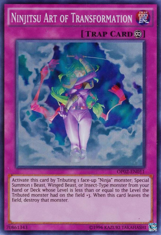 Ninjitsu Art of Transformation [OP02-EN011] Super Rare 