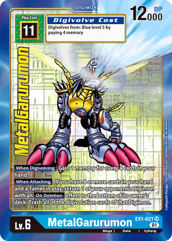 MetalGarurumon [EX1-021] (Alternate Art) [Classic Collection] 