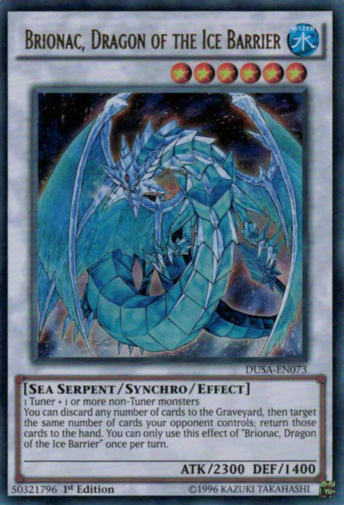 Brionac, Dragon of the Ice Barrier [DUSA-EN073] Ultra Rare 