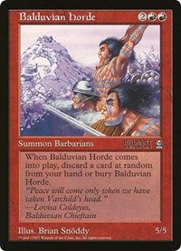 Balduvian Horde (Oversized) [Oversize Cards] 