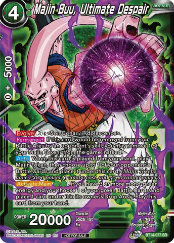 Majin Buu, Ultimate Despair (Championship Selection Pack 2023 Vol.2) (Silver Foil) (BT14-077) [Tournament Promotion Cards] 
