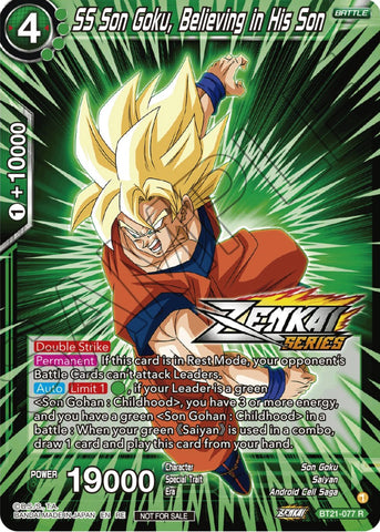 SS Son Goku, Believing in His Son (Event Pack 12) (BT21-077) [Tournament Promotion Cards] 
