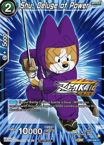 Shu, Deluge of Power (Event Pack 12) (DB1-036) [Tournament Promotion Cards] 