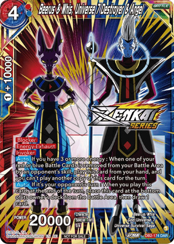 Beerus &amp; Whis, Universe 7 Destroyer &amp; Angel (Event Pack 12) (DB2-174) [Tournament Promotion Cards] 