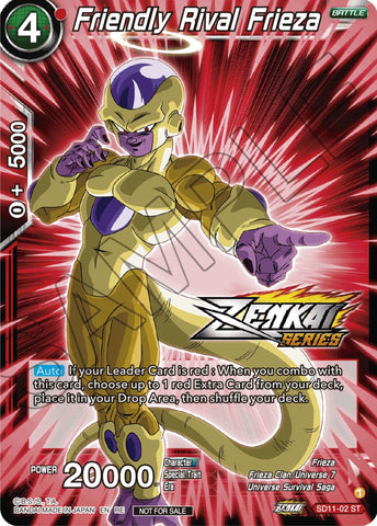 Friendly Rival Frieza (Event Pack 12) (SD11-02) [Tournament Promotion Cards] 