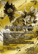 Son Goku // Ultra Instinct Son Goku, Limits Surpassed (Championship 2023 Golden Card Vol.2, Version 1) (BT9-100) [Tournament Promotion Cards] 