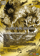 Son Goku // Ultra Instinct Son Goku, Limits Surpassed (Championship 2023 Golden Card Vol.2, Version 2) (BT9-100) [Tournament Promotion Cards] 