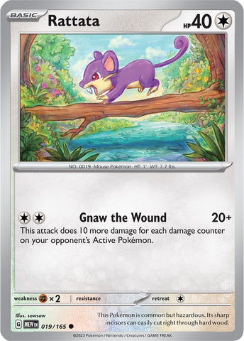 Rattata (019/165) [Scarlet &amp; Violet: 151] 