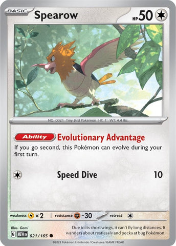 Spearow (021/165) [Scarlet &amp; Violet: 151] 