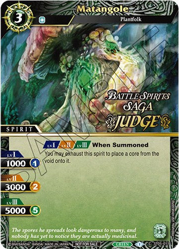 Matangole (Judge Pack Vol. 2) (ST05-011) [Battle Spirits Saga Promo Cards] 