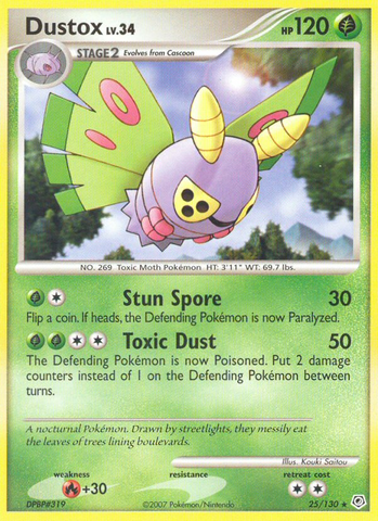 Dustox (25/130) [Diamond &amp; Pearl: Base Set] 