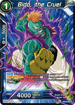 Bido, the Cruel (Rare) (BT13-053) [Supreme Rivalry] 
