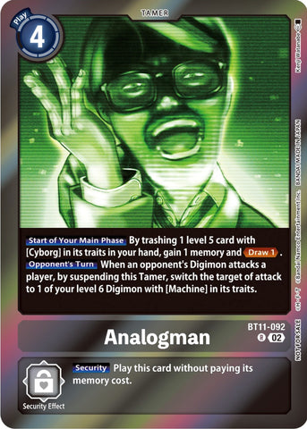 Analogman [BT11-092] (Event Pack 5) [Dimensional Phase Promos] 