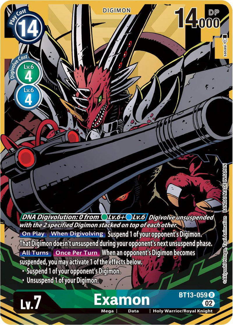 Examon [BT13-059] (Alternate Art) [Versus Royal Knights Booster]