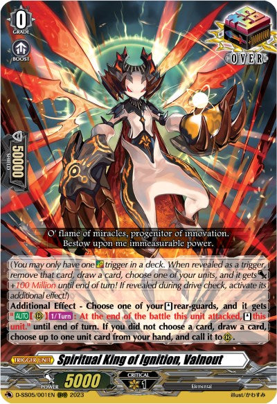 Spiritual King of Ignition, Valnout (D-SS05/001EN) [D-SS05: Festival Booster 2023] 