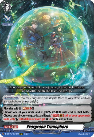 Evergreen Transphere (D-SS05/004EN) [D-SS05: Festival Booster 2023] 