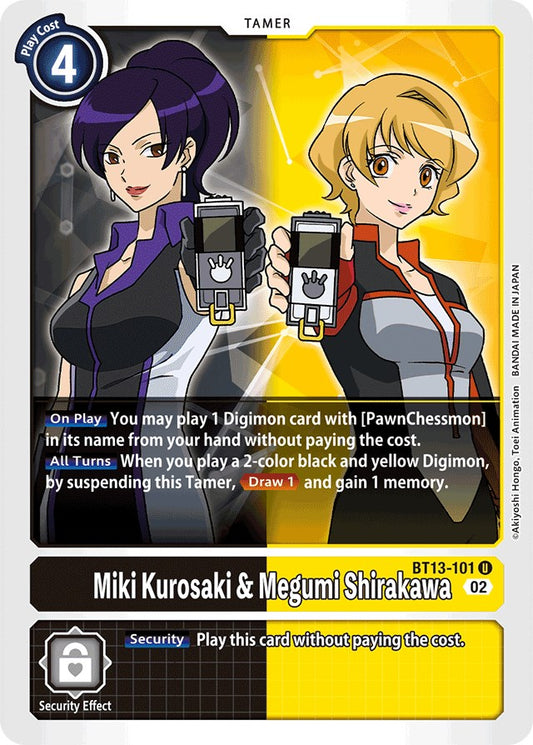 Miki Kurosaki & Megumi Shirakawa [BT13-101] [Versus Royal Knights Booster]