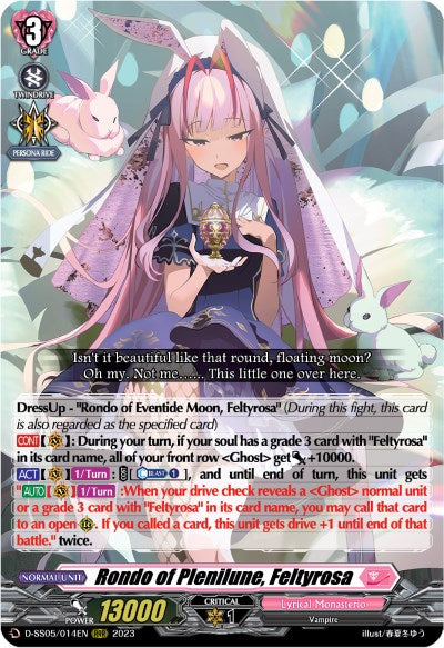Rondo of Plenilune, Feltyrosa (D-SS05/014EN) [D-SS05: Festival Booster 2023] 