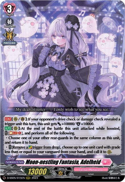 Moon-nestling Fantasia, Adelheid (D-SS05/015EN) [D-SS05: Festival Booster 2023] 