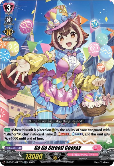 Go Go Street! Cooray (D-SS05/017EN) [D-SS05: Festival Booster 2023] 