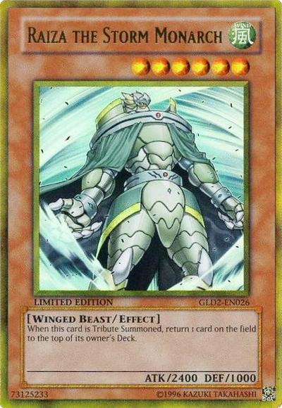 Raiza the Storm Monarch [GLD2-EN026] Ultra Rare 