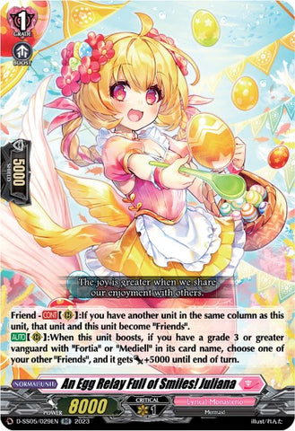 An Egg Relay Full of Smiles! Juliana (D-SS05/029EN) [D-SS05: Festival Booster 2023] 