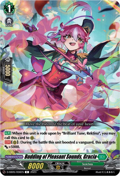 Budding of Pleasant Sounds, Gracia (D-SS05/056EN) [D-SS05: Festival Booster 2023] 