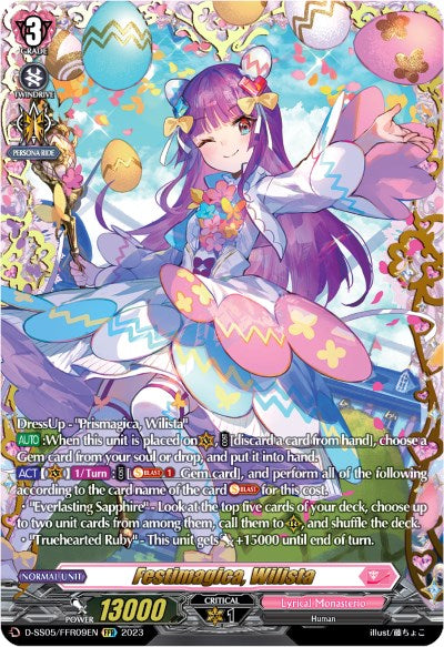 Festimagica, Wilista (D-SS05/FFR09EN) [D-SS05: Festival Booster 2023] 