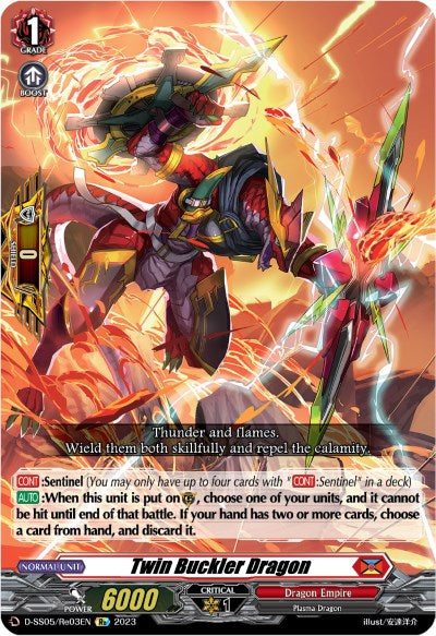 Twin Buckler Dragon (D-SS05/Re03EN) [D-SS05: Festival Booster 2023] 