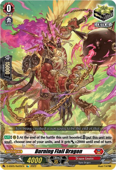 Burning Flail Dragon (D-SS05/Re05EN) [D-SS05: Festival Booster 2023] 