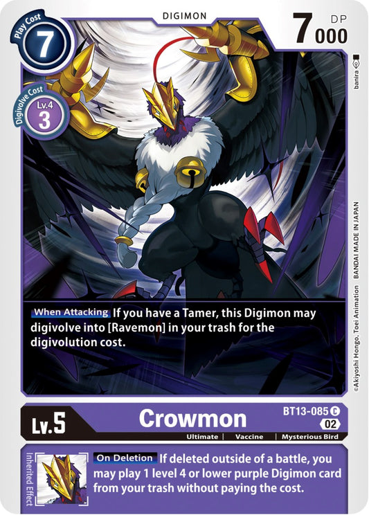 Crowmon [BT13-085] [Versus Royal Knights Booster]