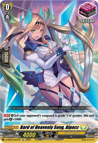 Bard of Heavenly Song, Alpacc (D-SS05/Re24EN) [D-SS05: Festival Booster 2023] 
