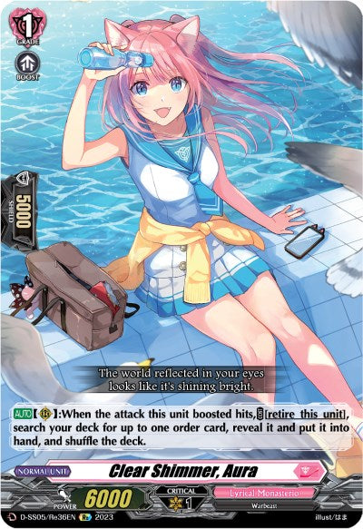 Clear Shimmer, Aura (D-SS05/Re36EN) [D-SS05: Festival Booster 2023] 