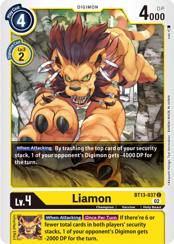Liamon [BT13-037] [Versus Royal Knights Booster]