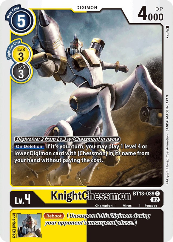 KnightChessmon [BT13-039] [Versus Royal Knights Booster]