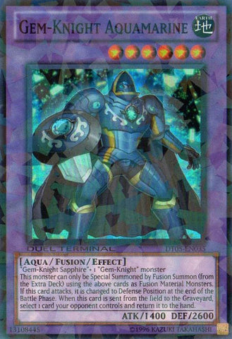 Gem-Knight Aquamarine [DT05-EN035] Super Rare 
