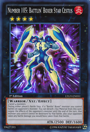 Number 105: Battlin' Boxer Star Cestus [LTGY-EN051] Super Rare 