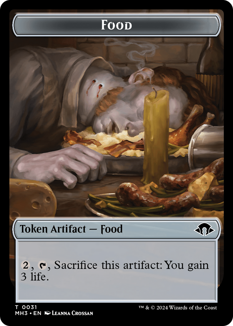 Phyrexian Germ // Food Double-Sided Token [Modern Horizons 3 Tokens] 