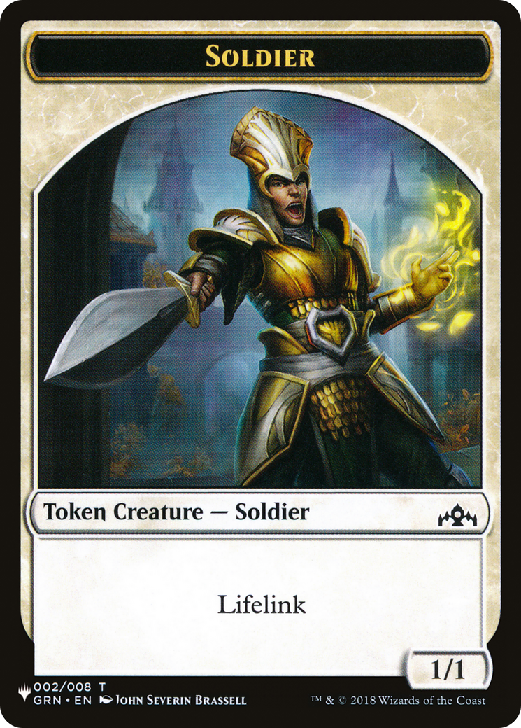 Angel (SLD) // Soldier (GRN) Double-Sided Token [Secret Lair: Angels Tokens] 