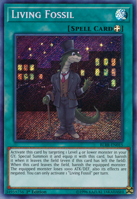 Living Fossil [BLRR-EN015] Secret Rare 