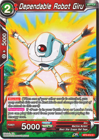 Dependable Robot Giru (BT3-012) [Cross Worlds] 