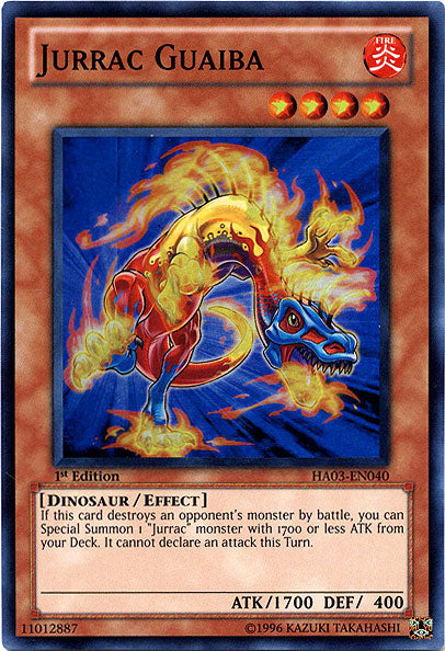 Jurrac Guaiba [HA03-EN040] Super Rare 