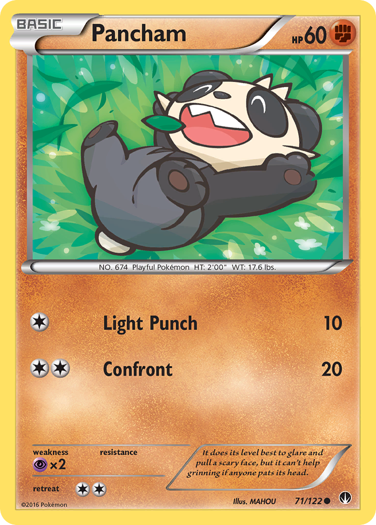 Pancham (71/122) [XY: BREAKpoint] 